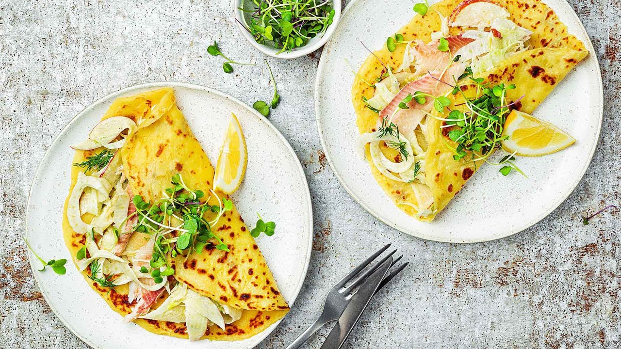 Lefse aux truite fumée
